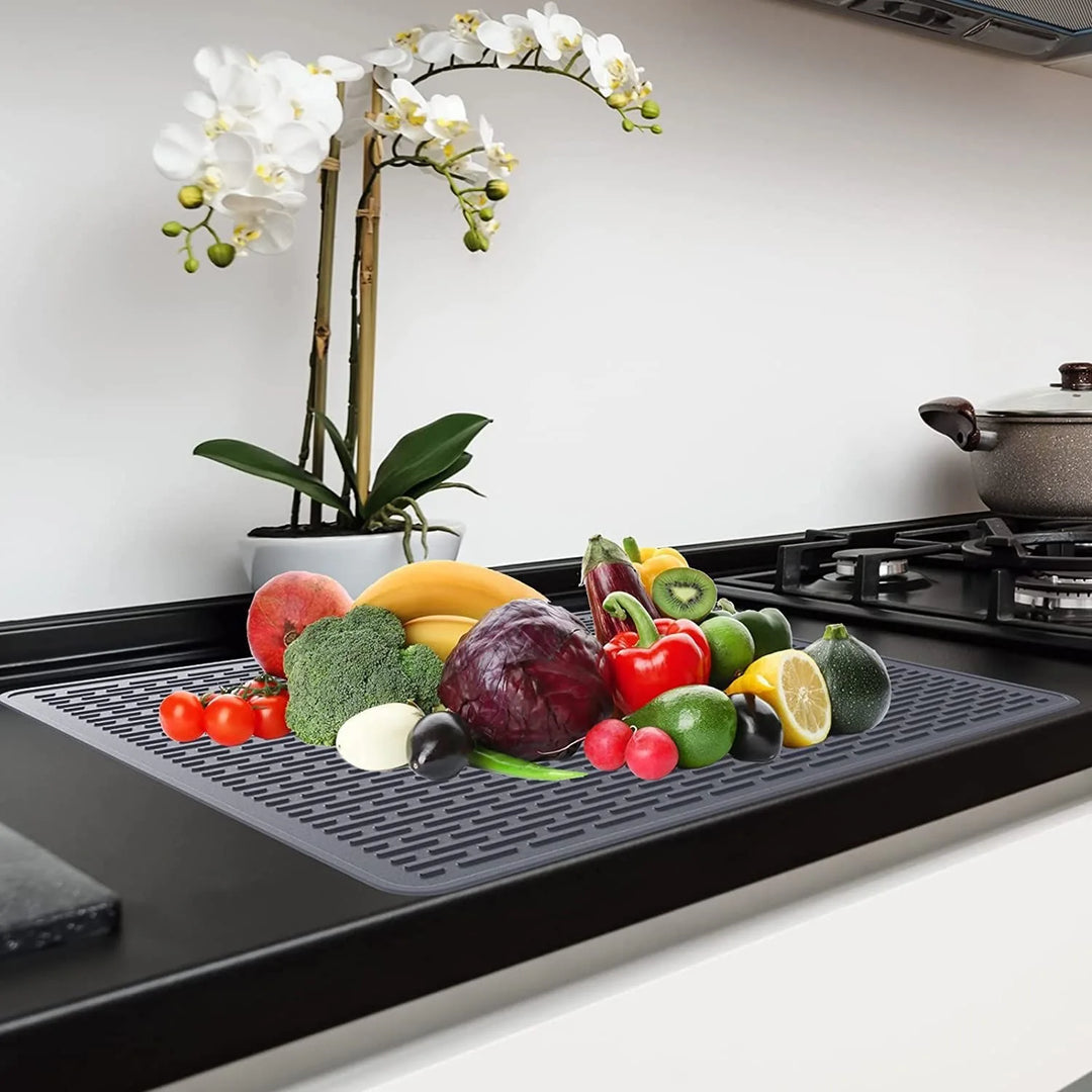 Silicone Stove & Sink Mat, Table Cover, Drying Pad, Kitchen