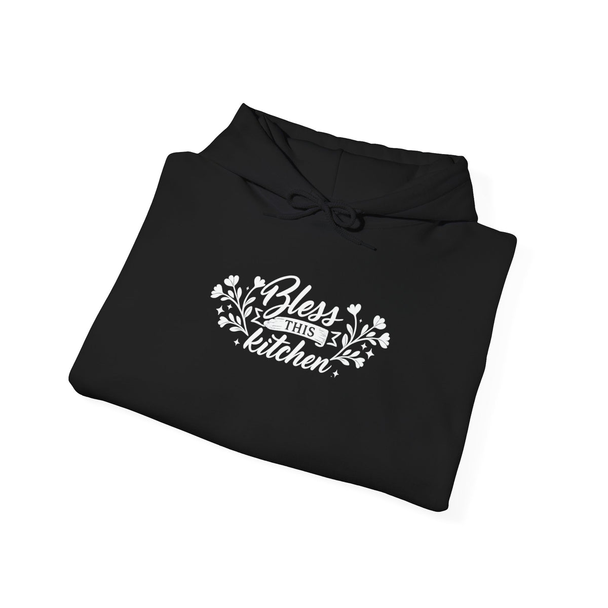 Bless This Kitchen Hoodie — Floral Home Cooking Sweatshirt