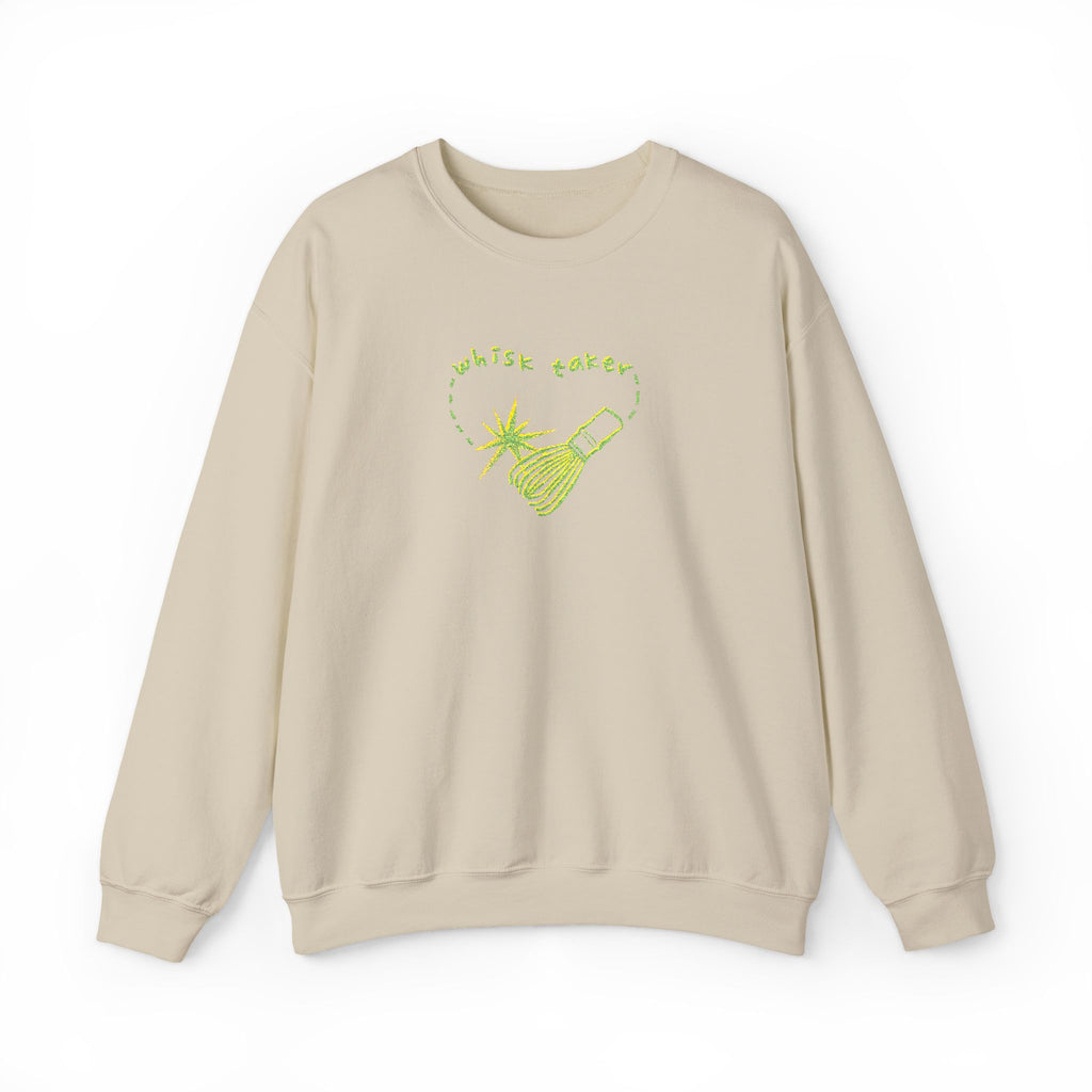 Yummy Tummy Whisk Taker Matcha Crewneck Sweatshirt — 14 Colors, S-5XL