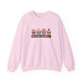 Crewneck Sweatshirt — “Life Is How You Bake It” Cupcake Graphic