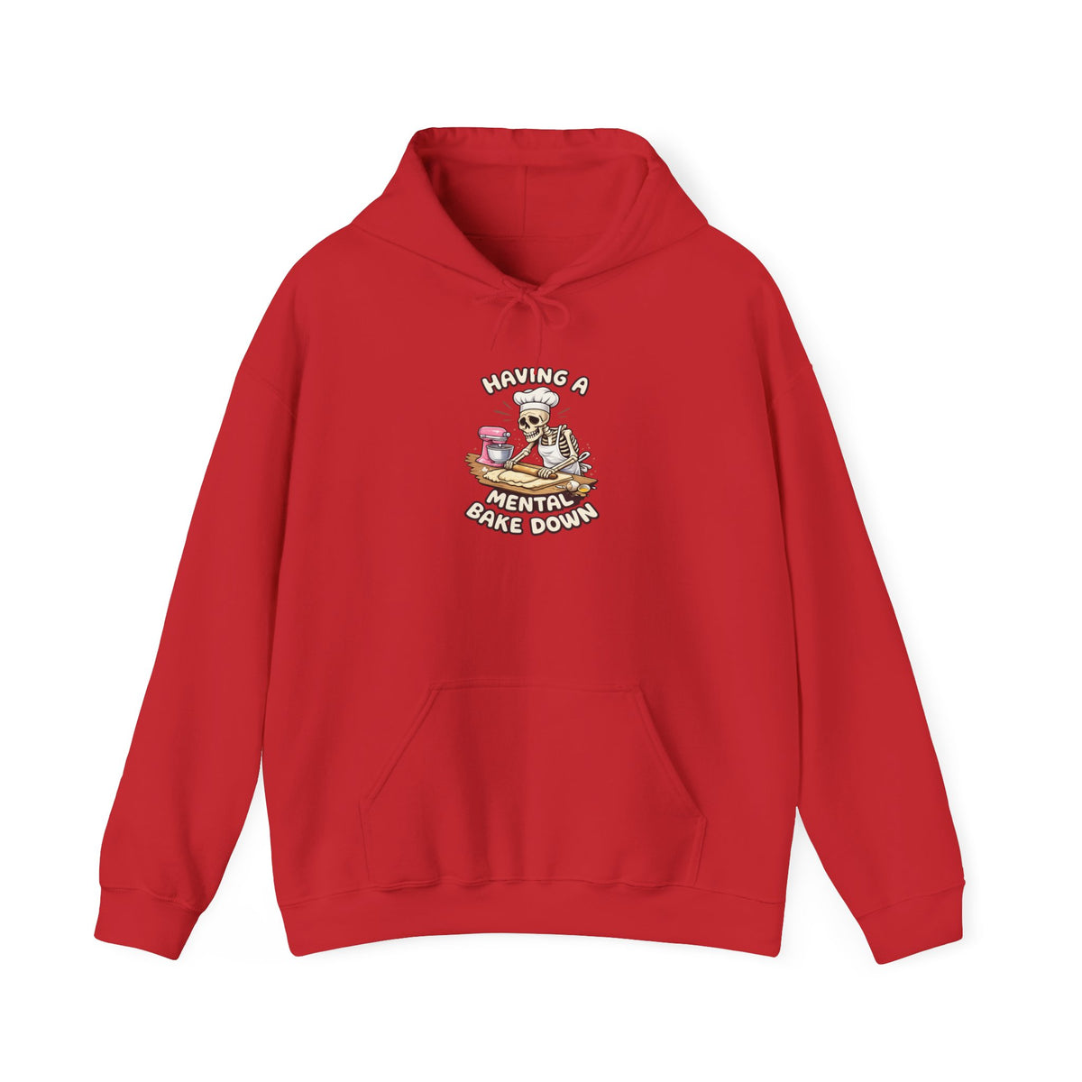 Hoodie — 'Taking a Mental Break Down' Cozy Graphic Pullover