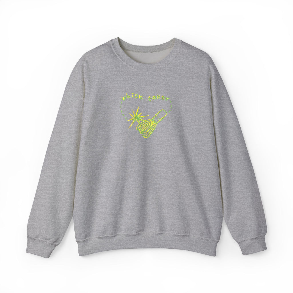 Yummy Tummy Whisk Taker Matcha Crewneck Sweatshirt — 14 Colors, S-5XL