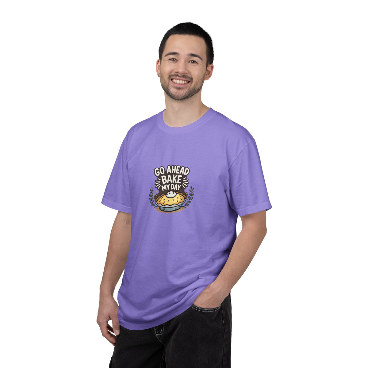 Bake My Day T-Shirt — Cute Pie Graphic Tee for Bakers & Baking Lovers