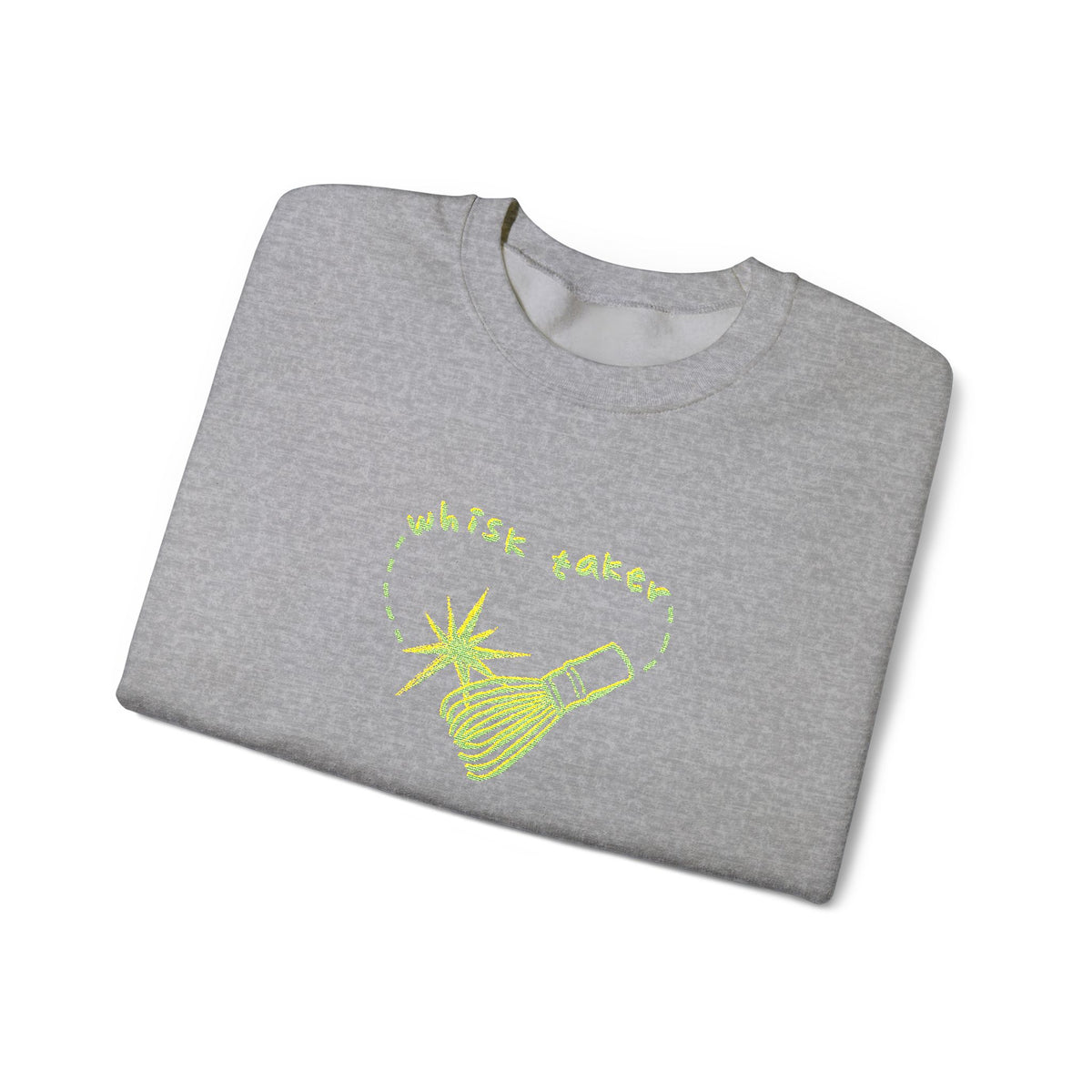 Yummy Tummy Whisk Taker Matcha Crewneck Sweatshirt — 14 Colors, S-5XL