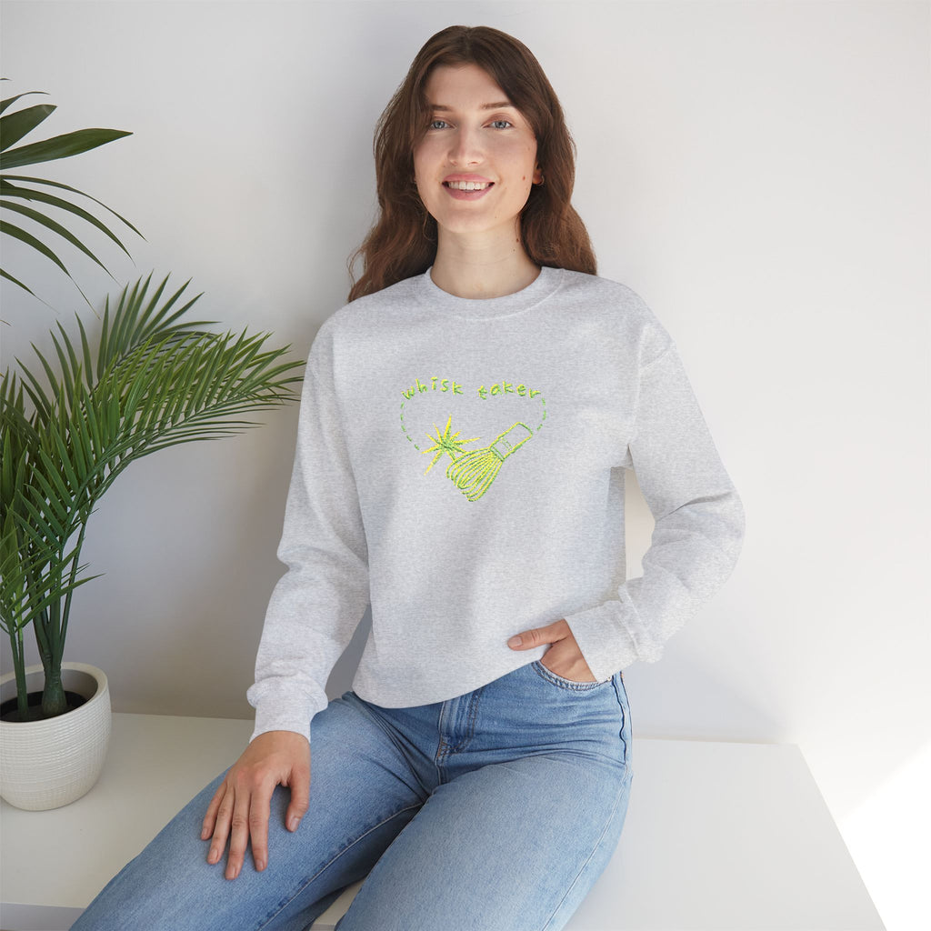 Yummy Tummy Whisk Taker Matcha Crewneck Sweatshirt — 14 Colors, S-5XL