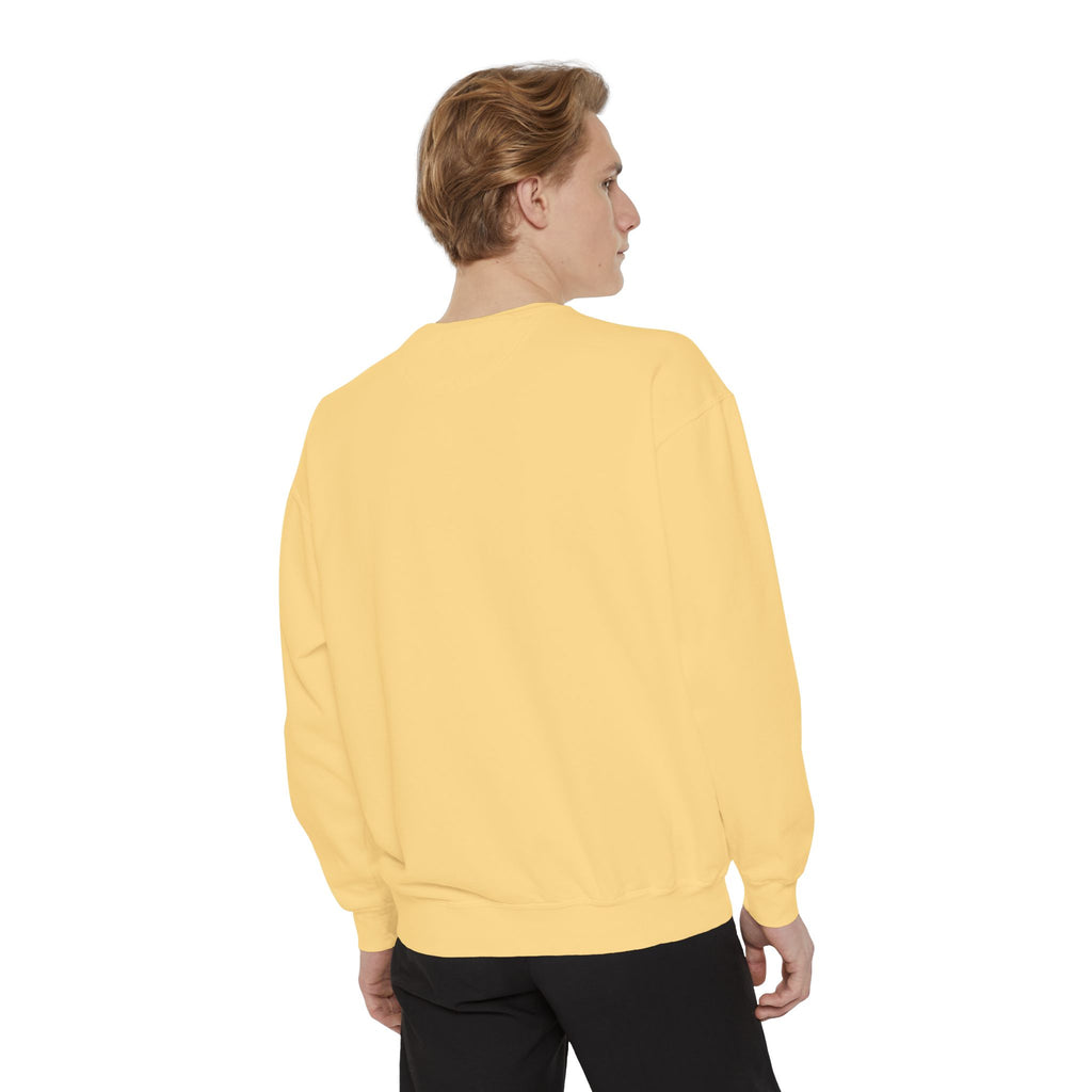 Pizza Lover Sweatshirt — "Here for the Pizza" Graphic Crewneck