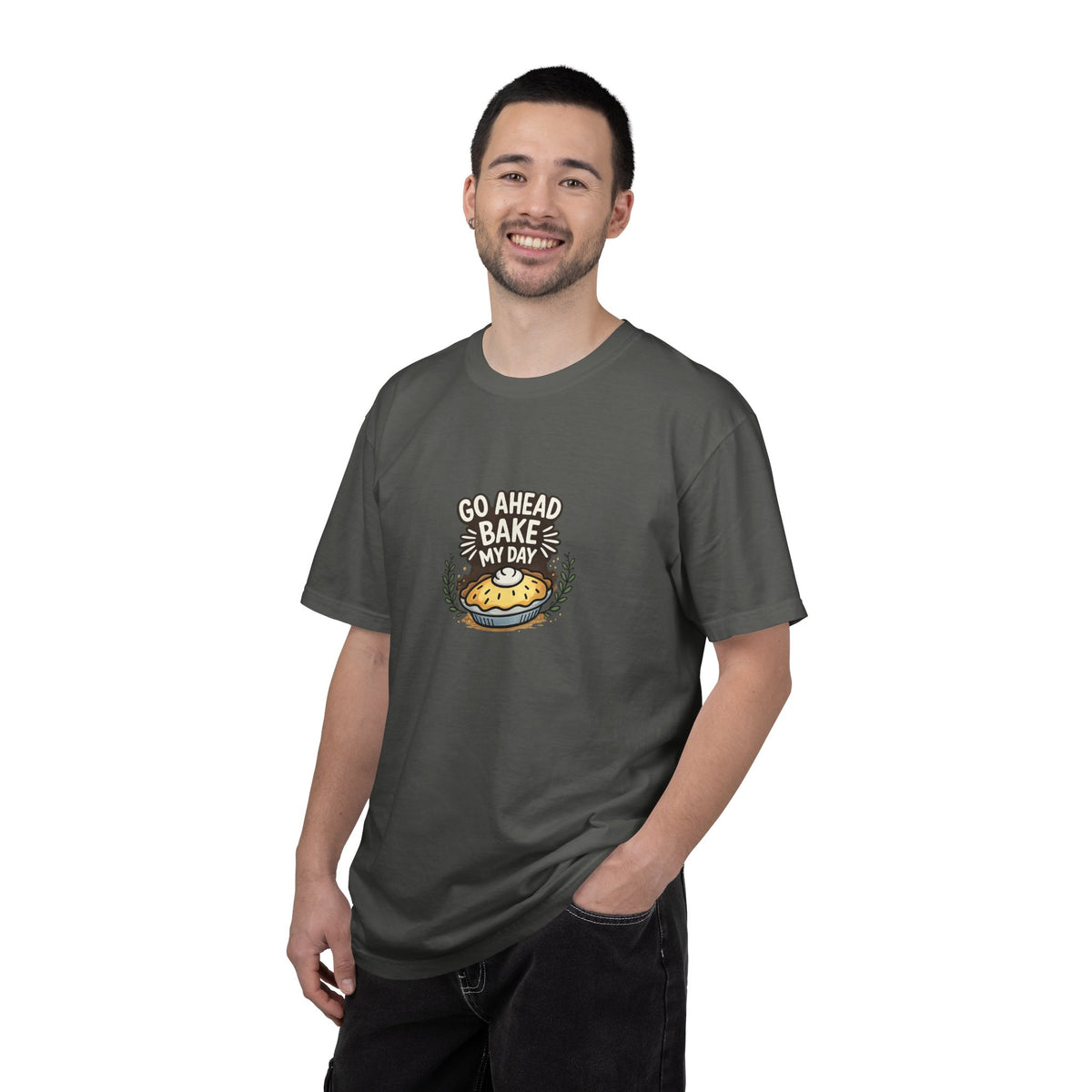 Bake My Day T-Shirt — Cute Pie Graphic Tee for Bakers & Baking Lovers