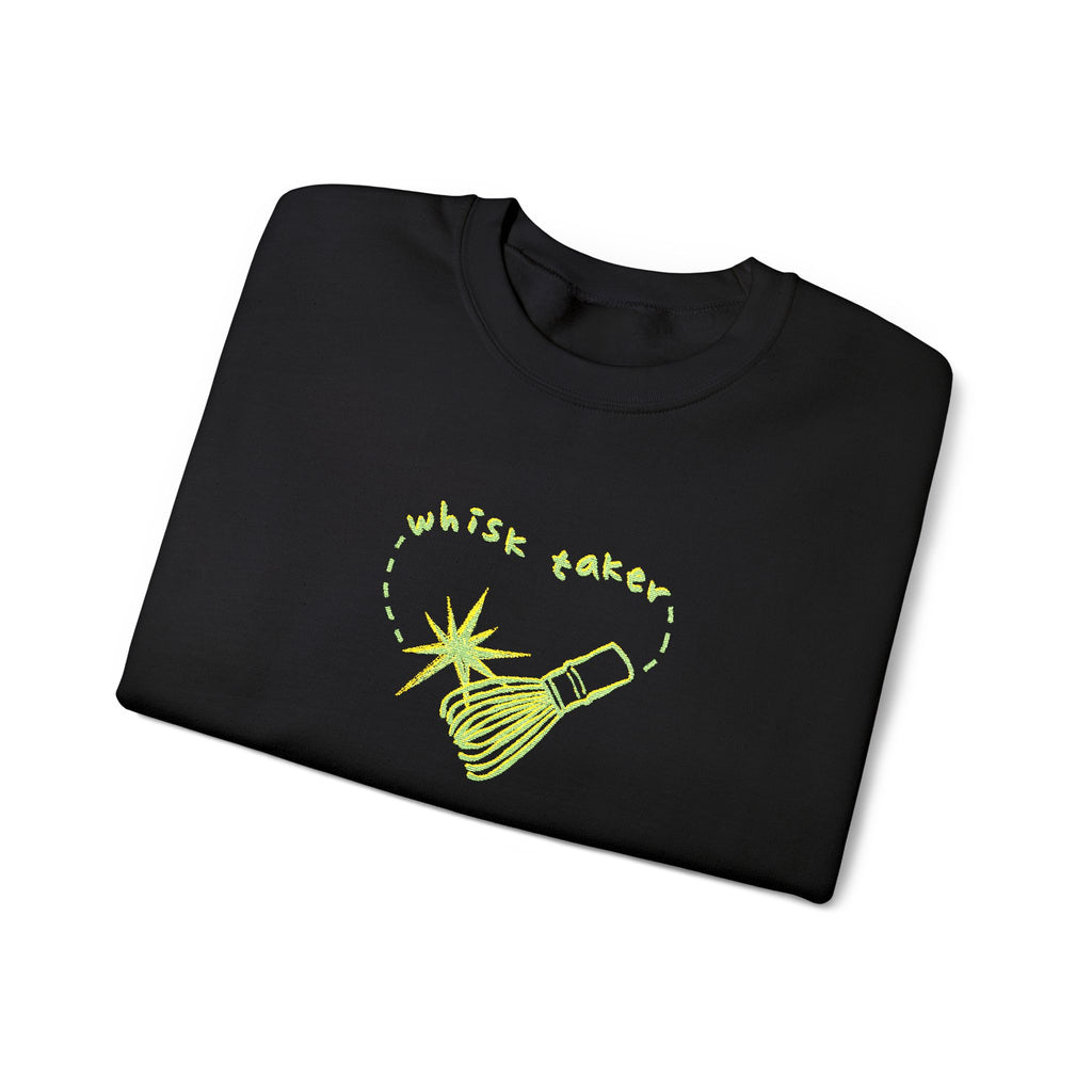 Yummy Tummy Whisk Taker Matcha Crewneck Sweatshirt — 14 Colors, S-5XL