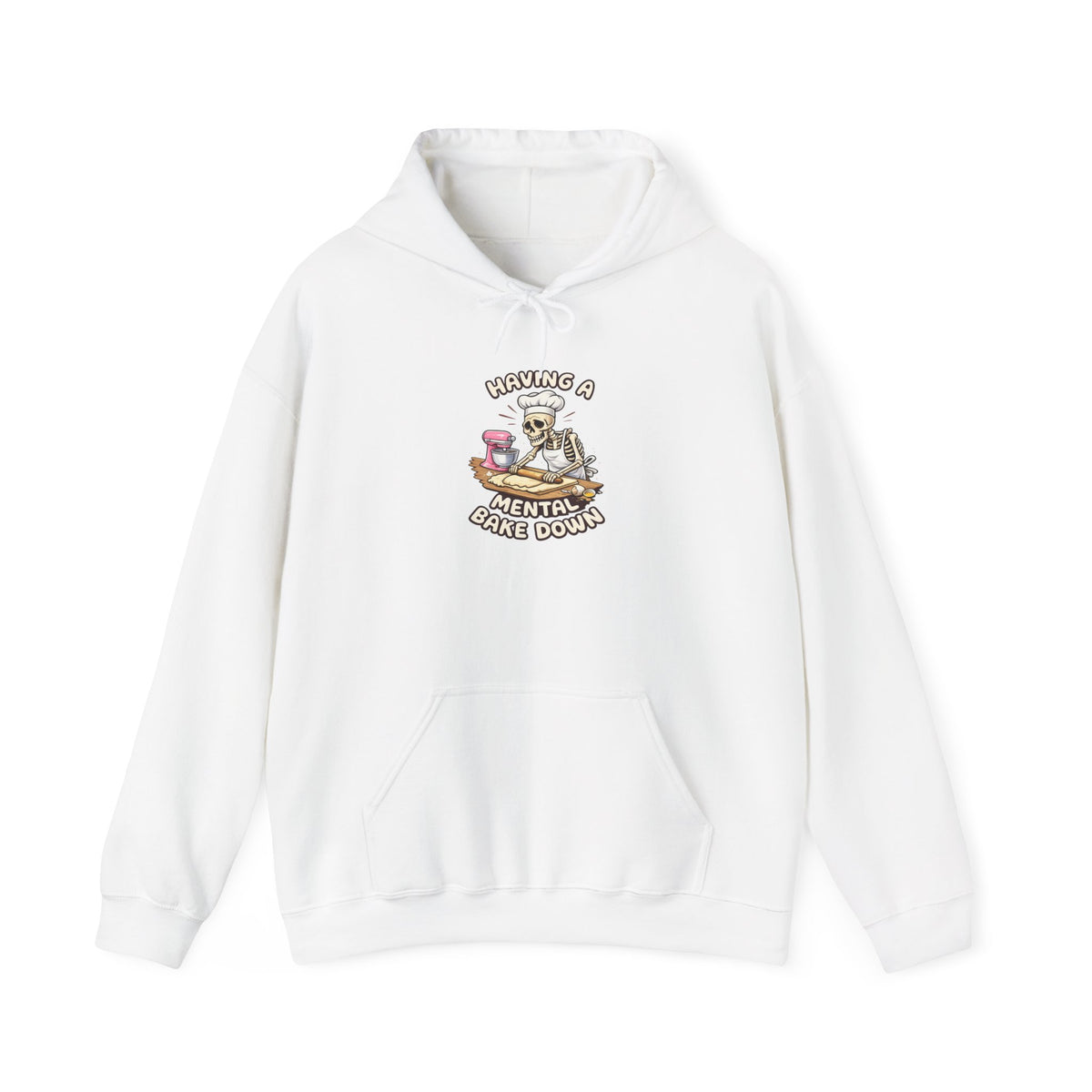 Hoodie — 'Taking a Mental Break Down' Cozy Graphic Pullover