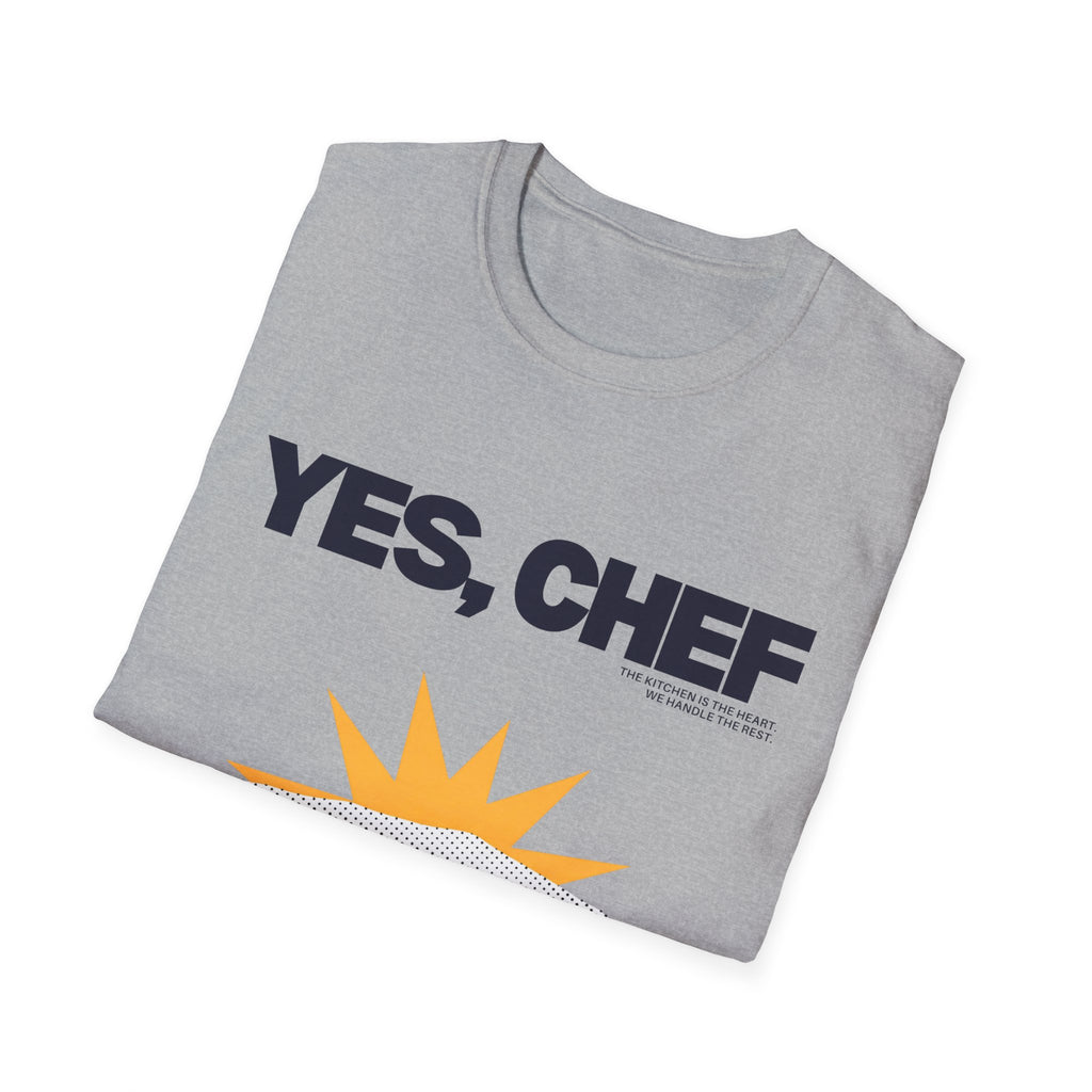 Yummy Tummy Yes Chef Graphic T-Shirt — Multi-color, S-XL