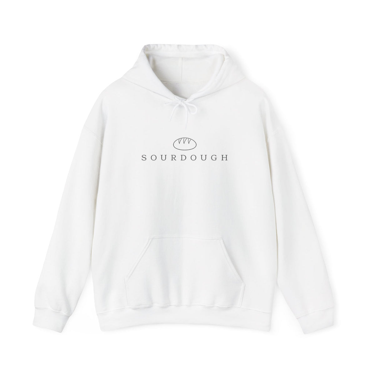 Sourdough Logo Hoodie — Minimal Baker Pullover