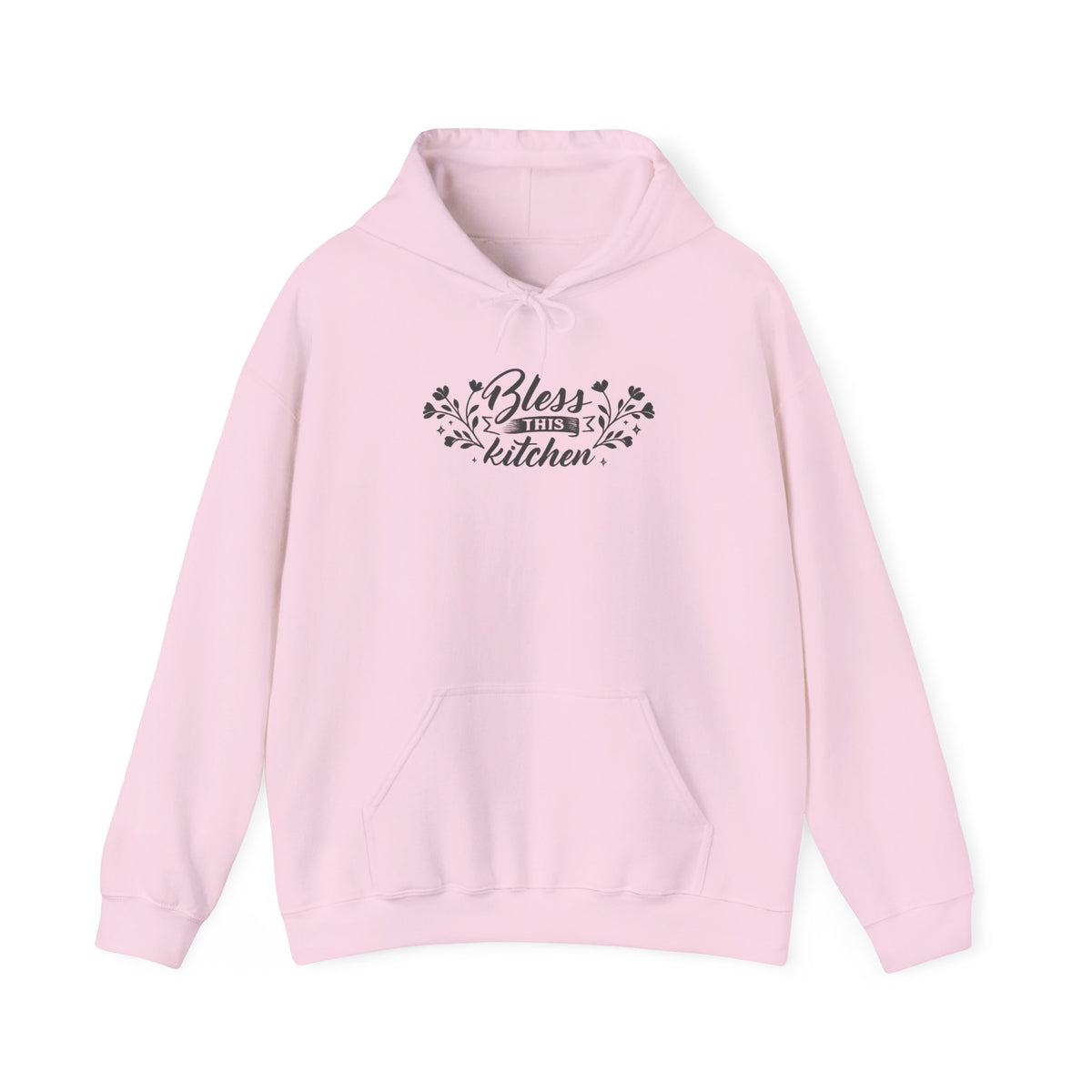 Bless This Kitchen Hoodie — Floral Home Cooking Sweatshirt