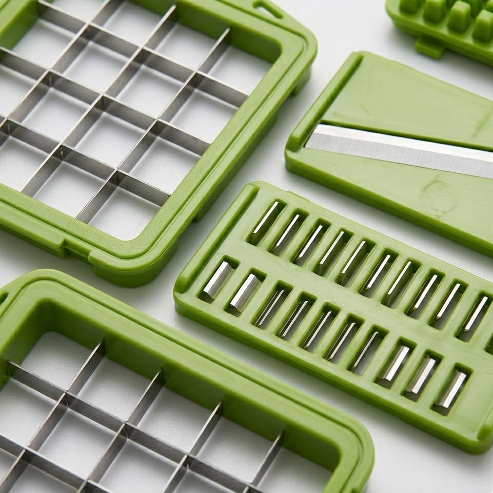 16-in-1 Vegetable Chopper – Fast Prep Set with Stainless Steel Blades