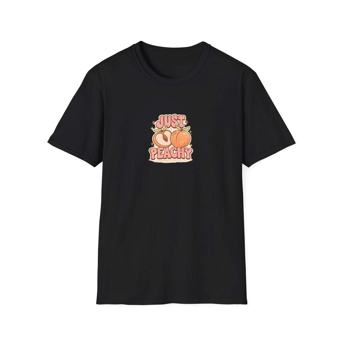 Just Peachy T-Shirt — Cute Retro Peach Graphic Tee