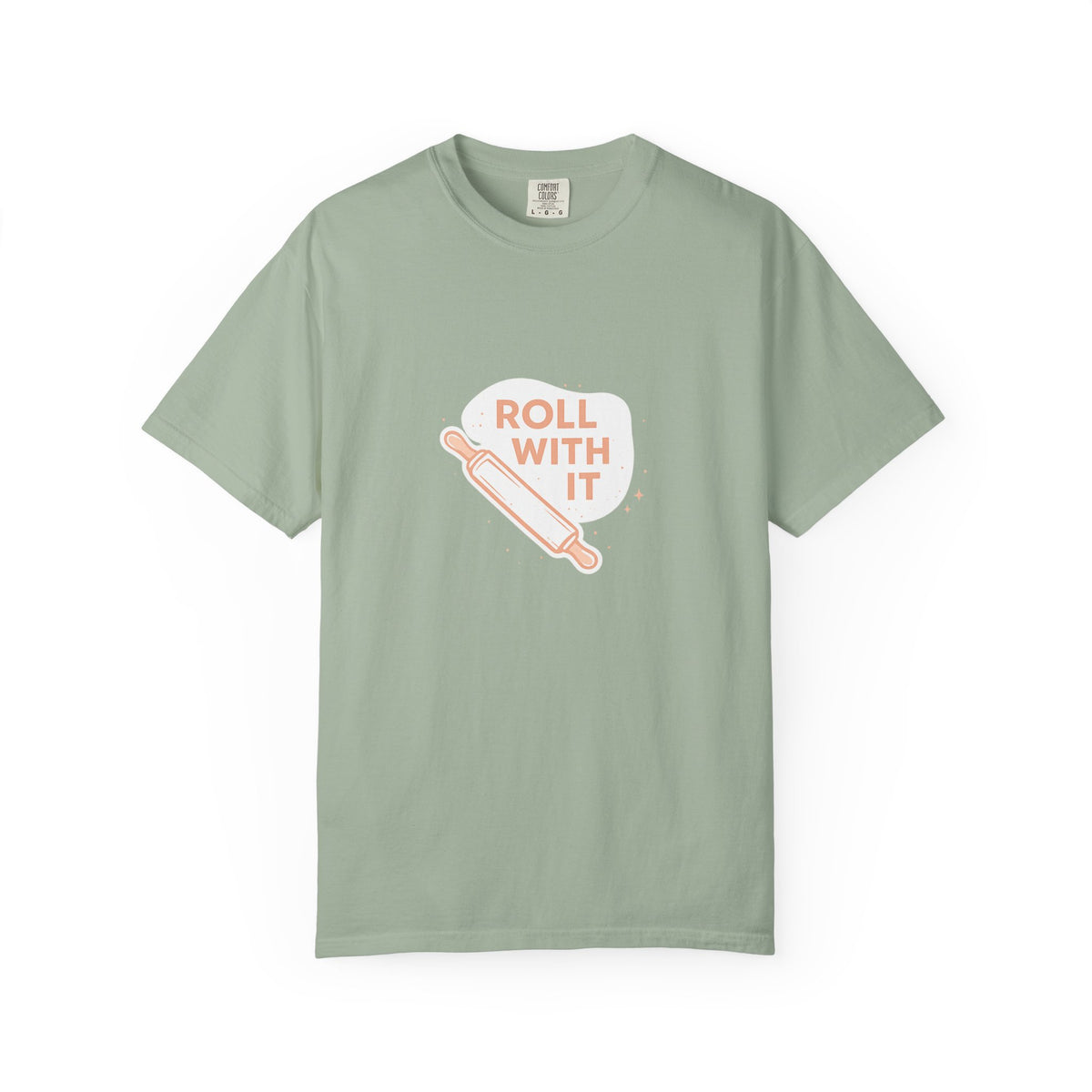 Roll With It T-Shirt — Baking Rolling Pin Graphic Tee