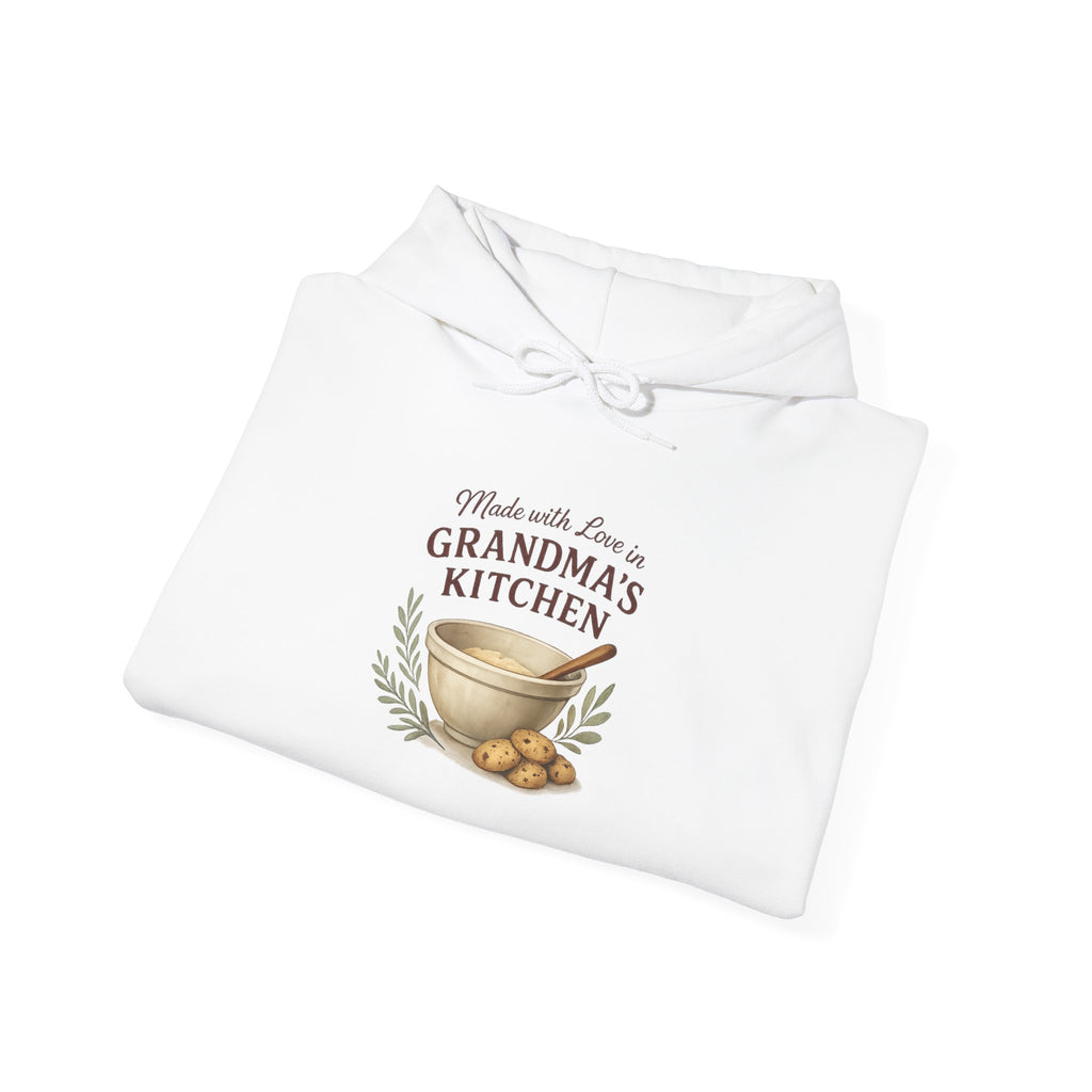 Grandma’s Kitchen Hoodie – "Made with Love in Grandma’s Kitchen" Cozy Sweatshirt