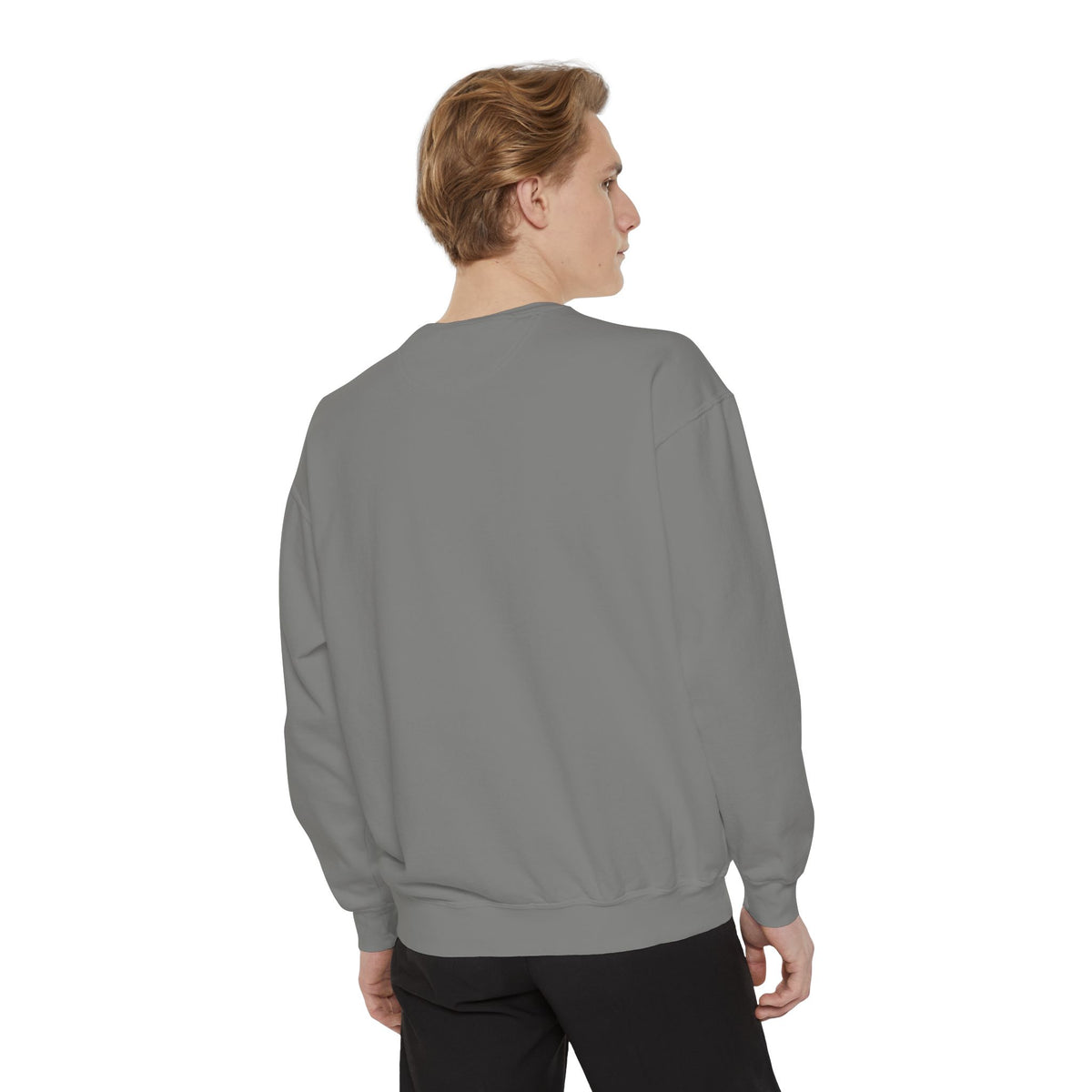 Pizza Lover Sweatshirt — "Here for the Pizza" Graphic Crewneck