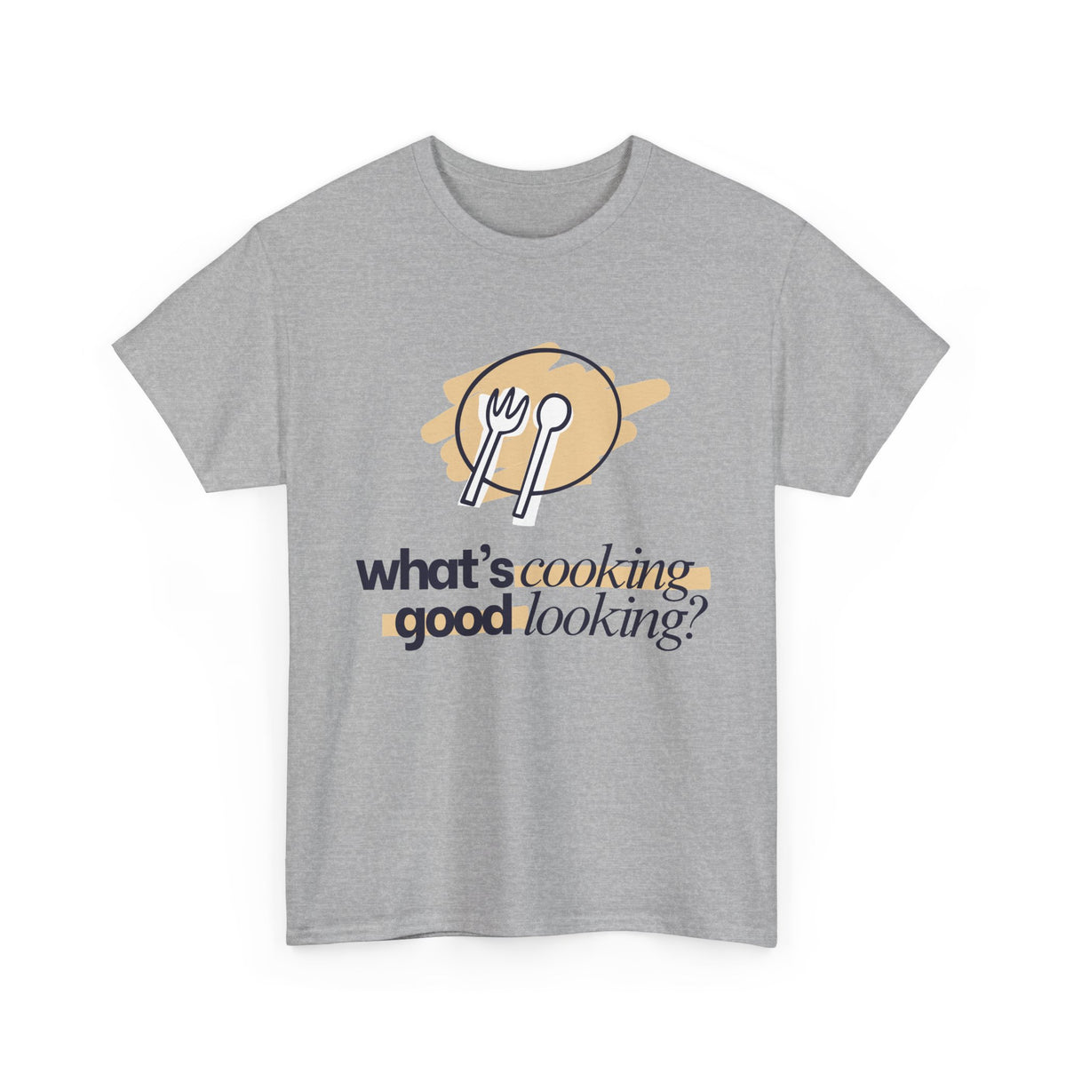 Yummy Tummy What's Cooking Graphic T-Shirt — 10 Colors, S-5XL