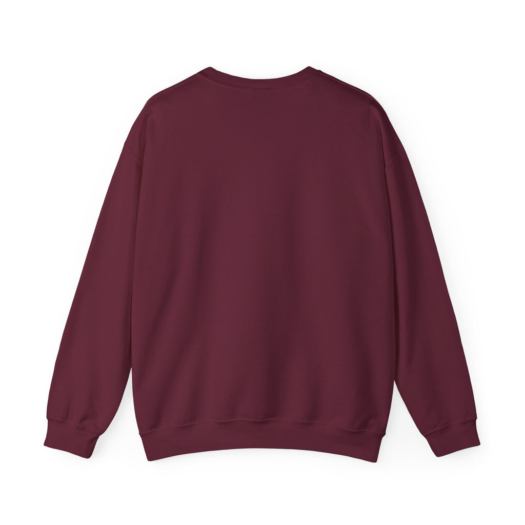 Crewneck Sweatshirt — “Life Is How You Bake It” Cupcake Graphic