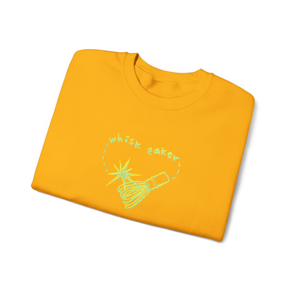Yummy Tummy Whisk Taker Matcha Crewneck Sweatshirt — 14 Colors, S-5XL