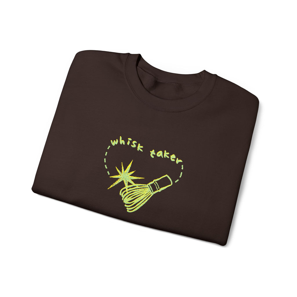 Yummy Tummy Whisk Taker Matcha Crewneck Sweatshirt — 14 Colors, S-5XL