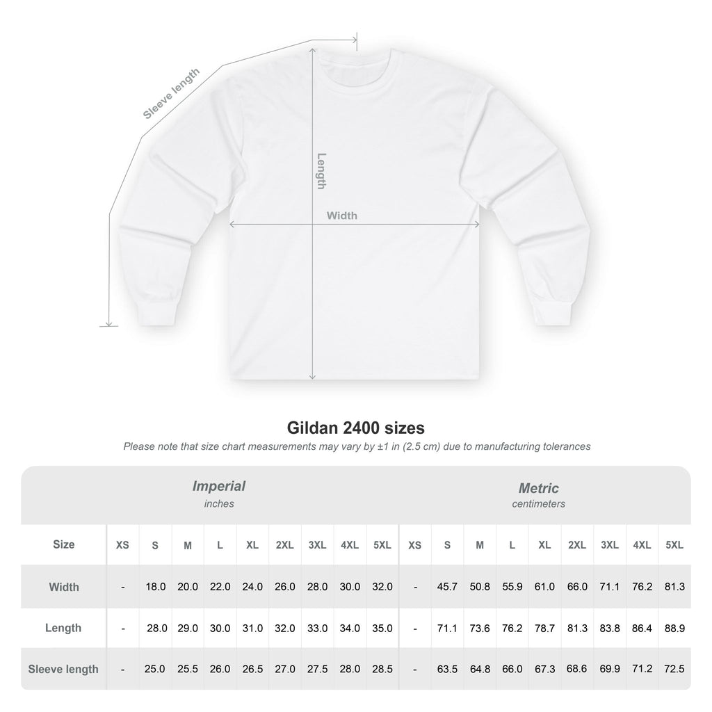 Long Sleeve Tee — "Baking Is My Therapy" Cute Minimalist Baker Shirt