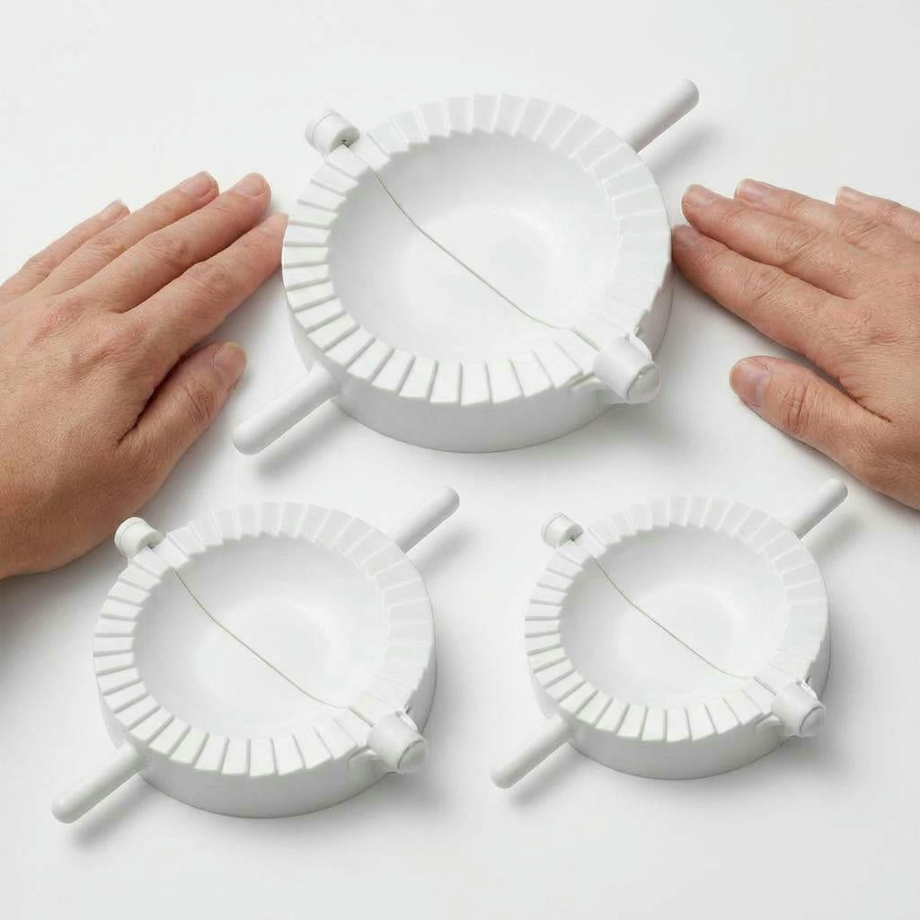 3-Piece Dumpling Maker Set – Fast Sealing Dough Press Molds