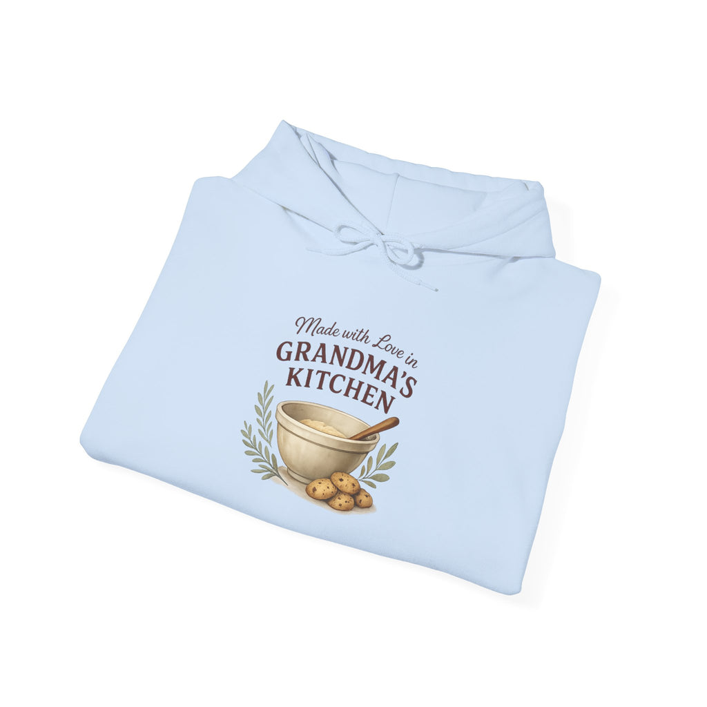 Grandma’s Kitchen Hoodie – "Made with Love in Grandma’s Kitchen" Cozy Sweatshirt
