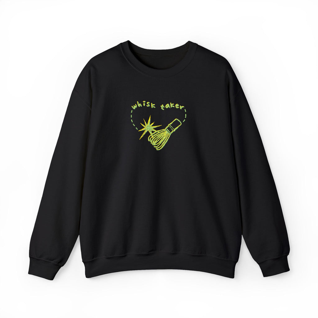 Yummy Tummy Whisk Taker Matcha Crewneck Sweatshirt — 14 Colors, S-5XL