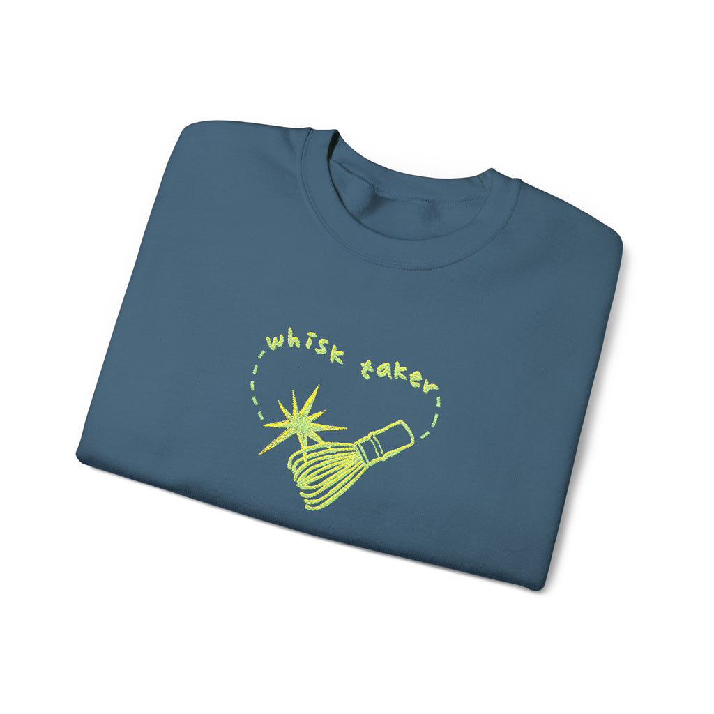 Yummy Tummy Whisk Taker Matcha Crewneck Sweatshirt — 14 Colors, S-5XL