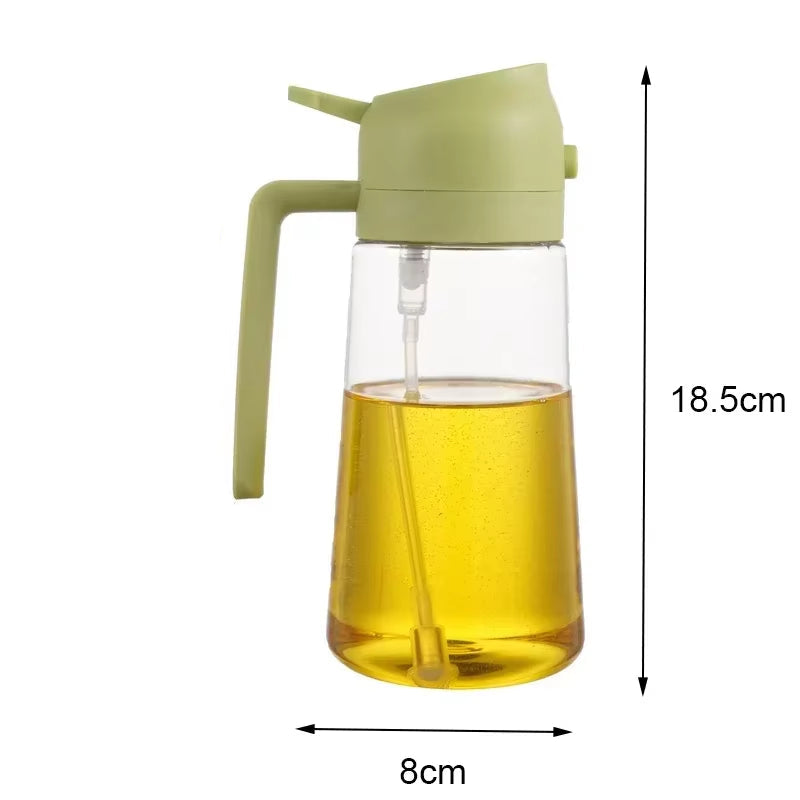 2 in 1 200/300/500Ml Oil Spray for Kitchen Spray Oil Bottle Oil Washer Vinegar Soy Sauce Sprayer Containers Washer