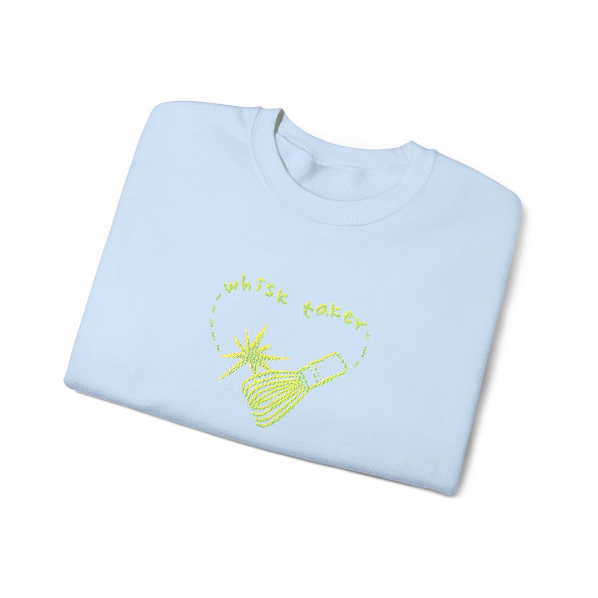 Yummy Tummy Whisk Taker Matcha Crewneck Sweatshirt — 14 Colors, S-5XL
