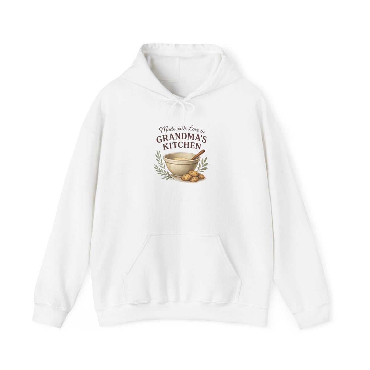 Grandma’s Kitchen Hoodie – "Made with Love in Grandma’s Kitchen" Cozy Sweatshirt
