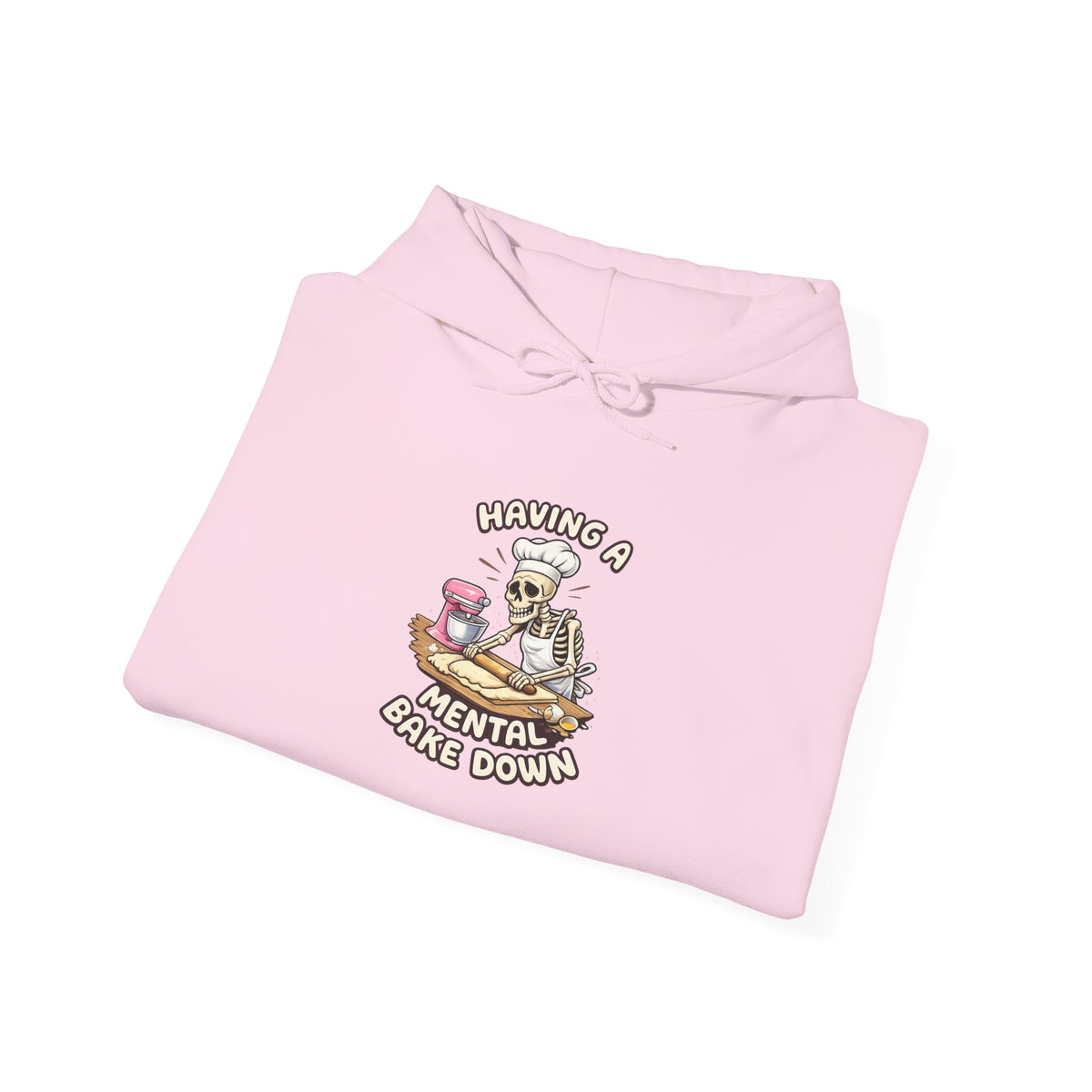 Hoodie — 'Taking a Mental Break Down' Cozy Graphic Pullover