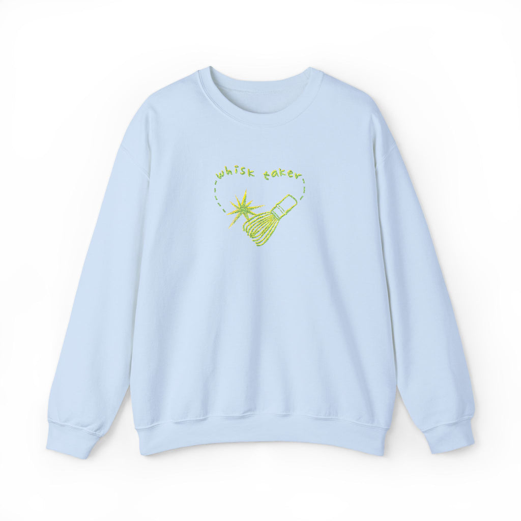 Yummy Tummy Whisk Taker Matcha Crewneck Sweatshirt — 14 Colors, S-5XL