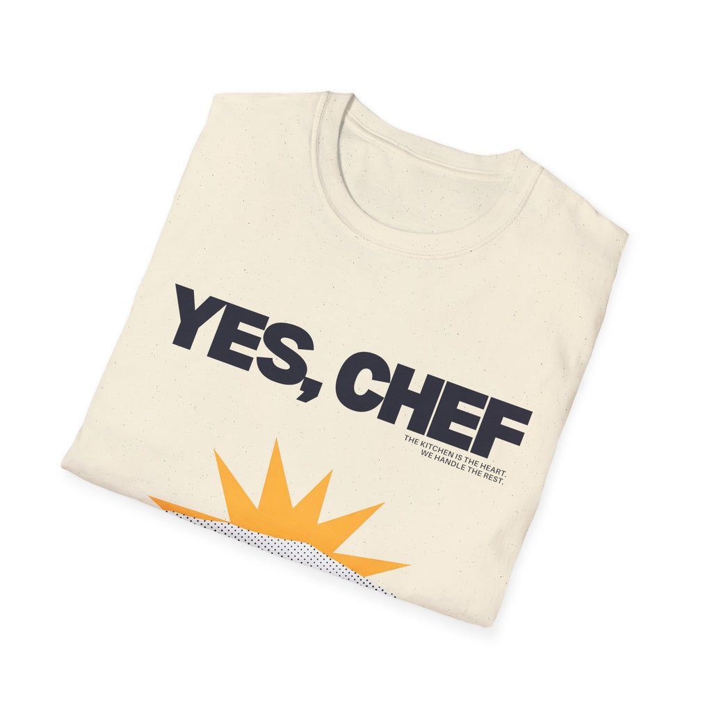 Yummy Tummy Yes Chef Graphic T-Shirt — Multi-color, S-XL