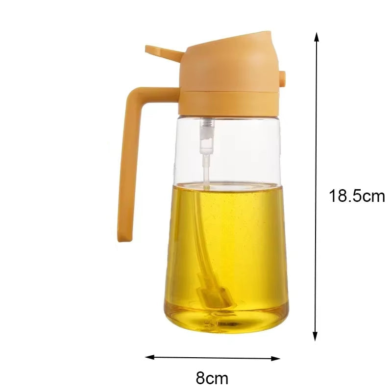 2 in 1 200/300/500Ml Oil Spray for Kitchen Spray Oil Bottle Oil Washer Vinegar Soy Sauce Sprayer Containers Washer