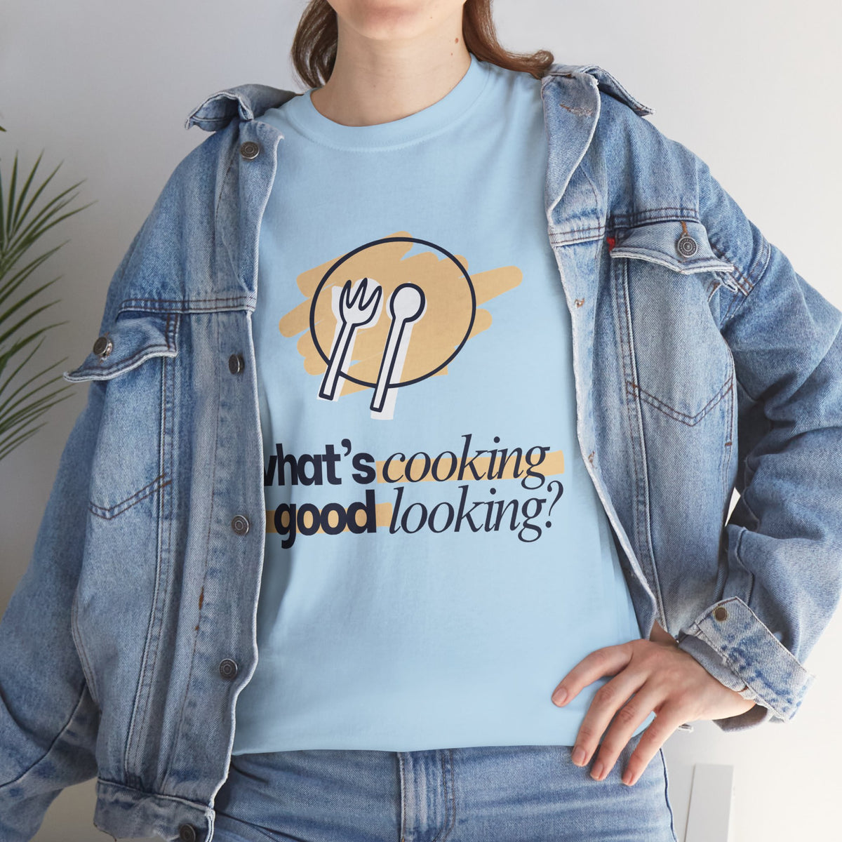 Yummy Tummy What's Cooking Graphic T-Shirt — 10 Colors, S-5XL