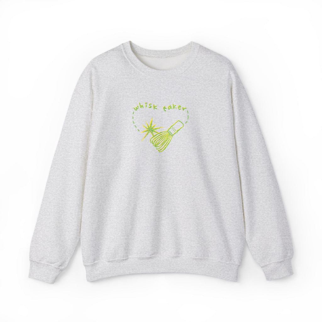 Yummy Tummy Whisk Taker Matcha Crewneck Sweatshirt — 14 Colors, S-5XL