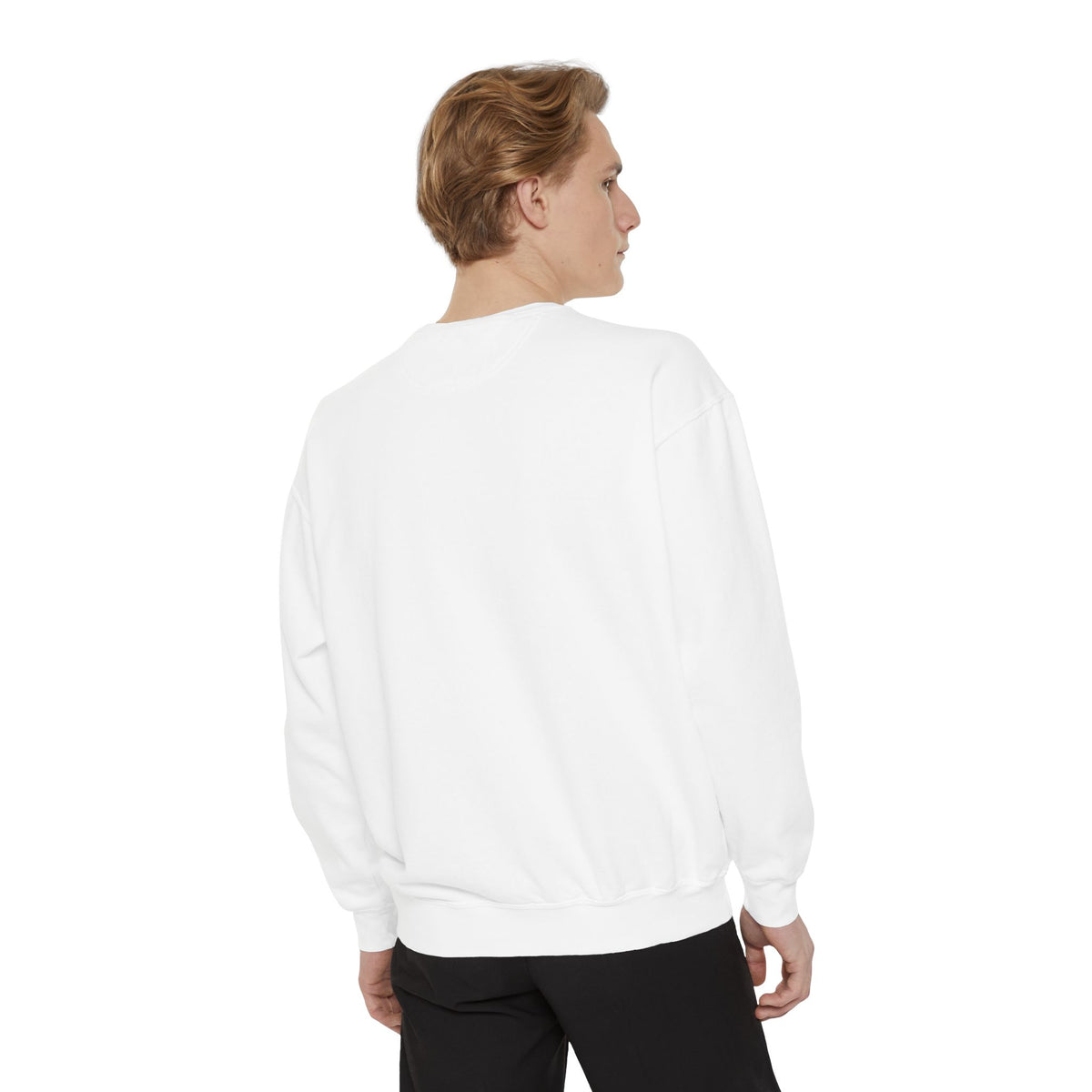 Pizza Lover Sweatshirt — "Here for the Pizza" Graphic Crewneck