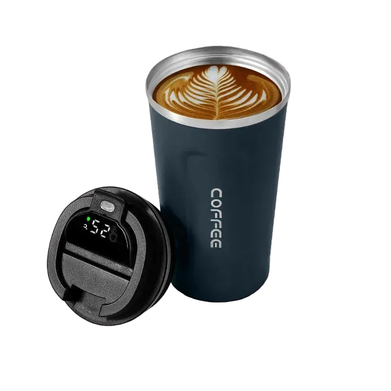 380/510Ml Thermos Coffee Mug Stainless Steel Coffee Cup Temperature Display Vacuum Flask Thermal Tumbler Insulated Water Bottle