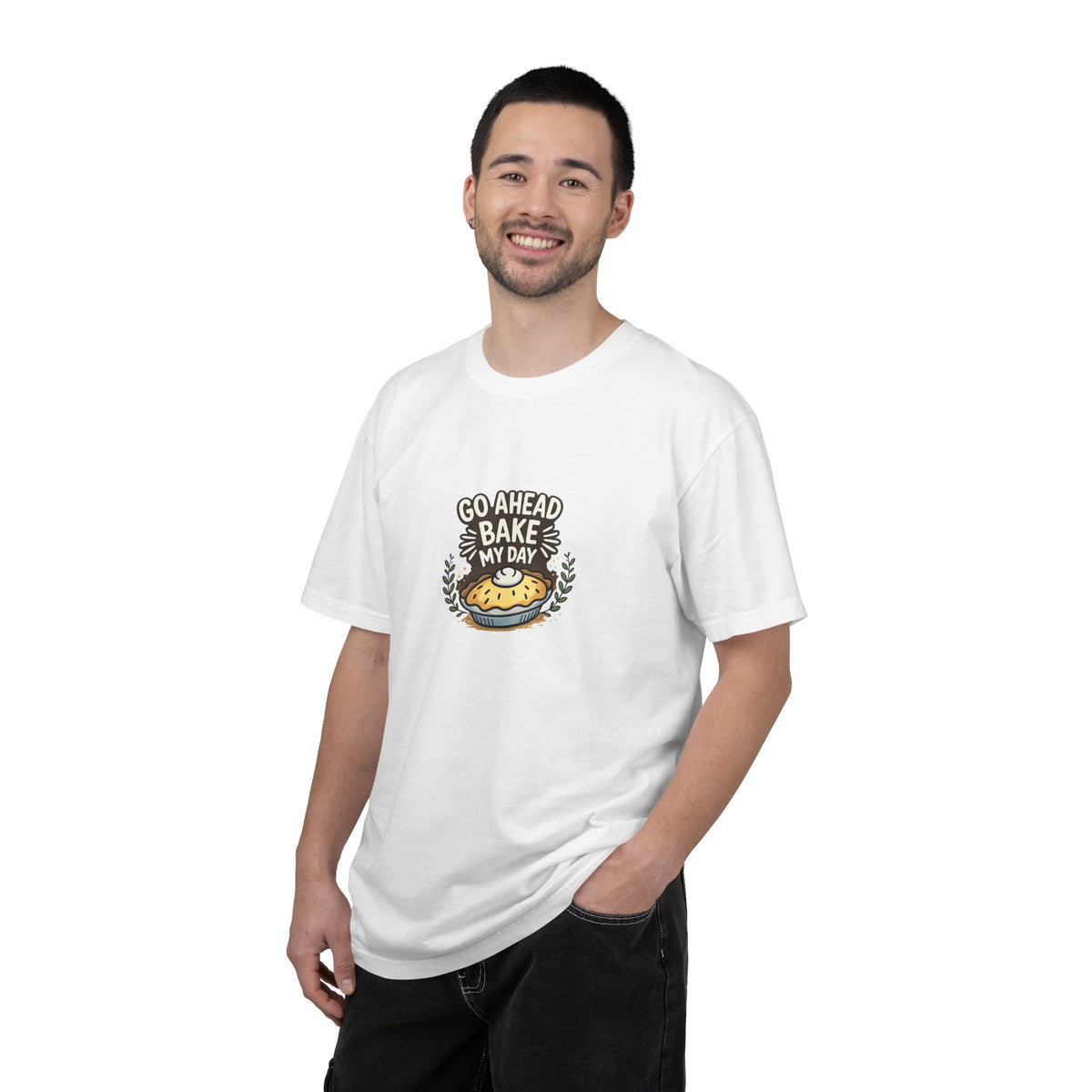 Bake My Day T-Shirt — Cute Pie Graphic Tee for Bakers & Baking Lovers