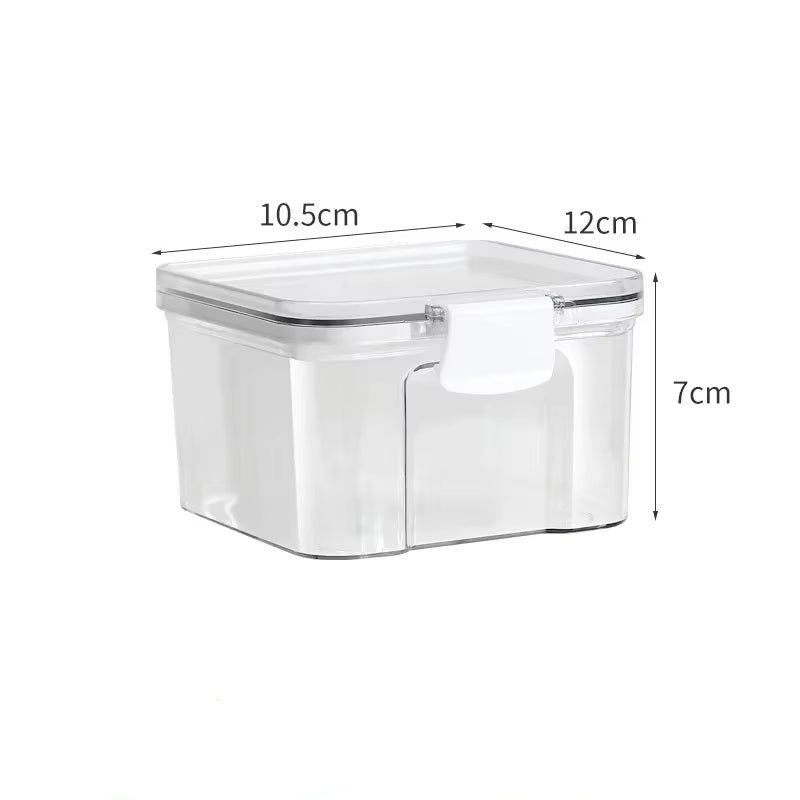 1PC Sealed Jar Airtight Container Grain Pasta Storage Box Plastic Moisture-Proof Box Household Kitchen Organizer Seasoning Jars