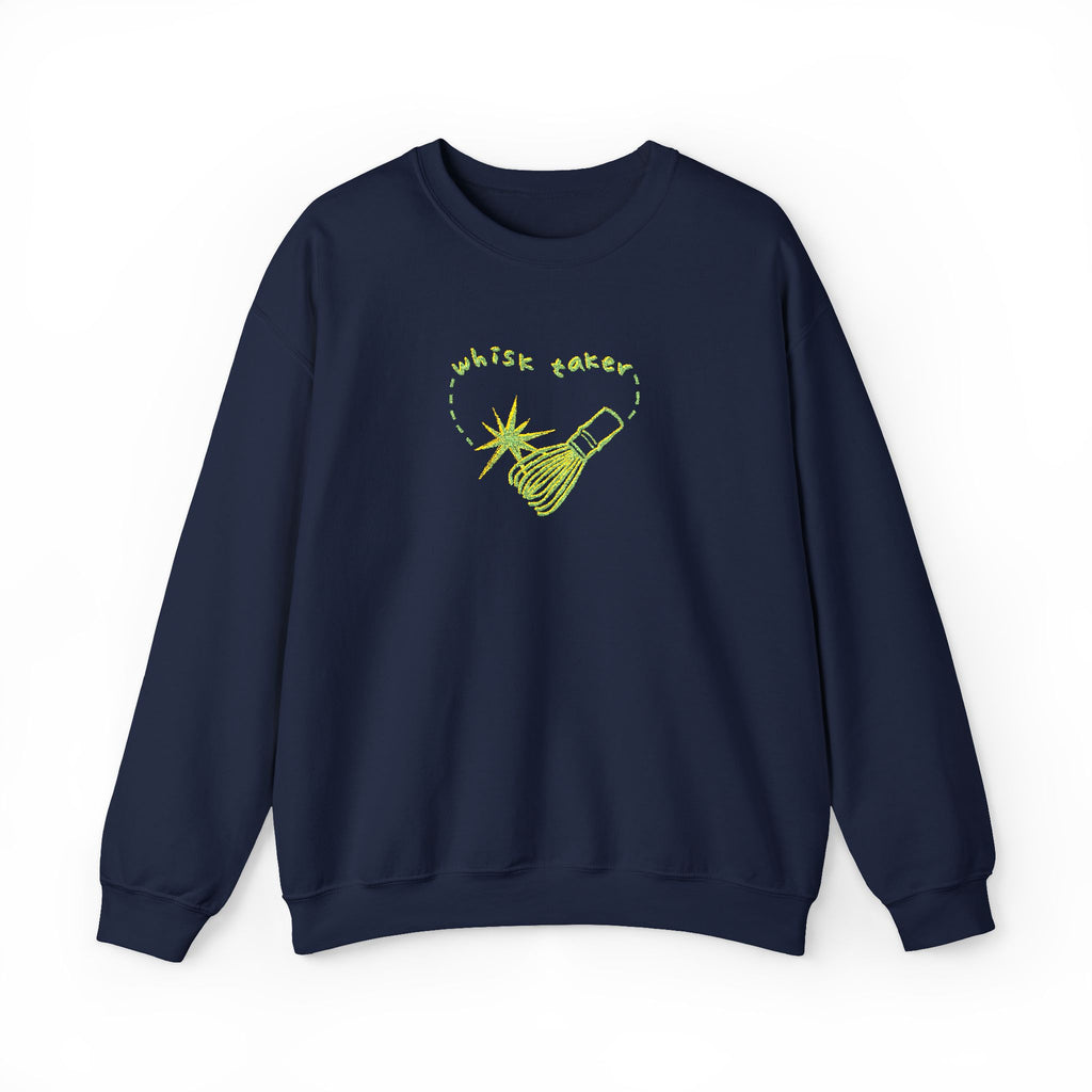 Yummy Tummy Whisk Taker Matcha Crewneck Sweatshirt — 14 Colors, S-5XL