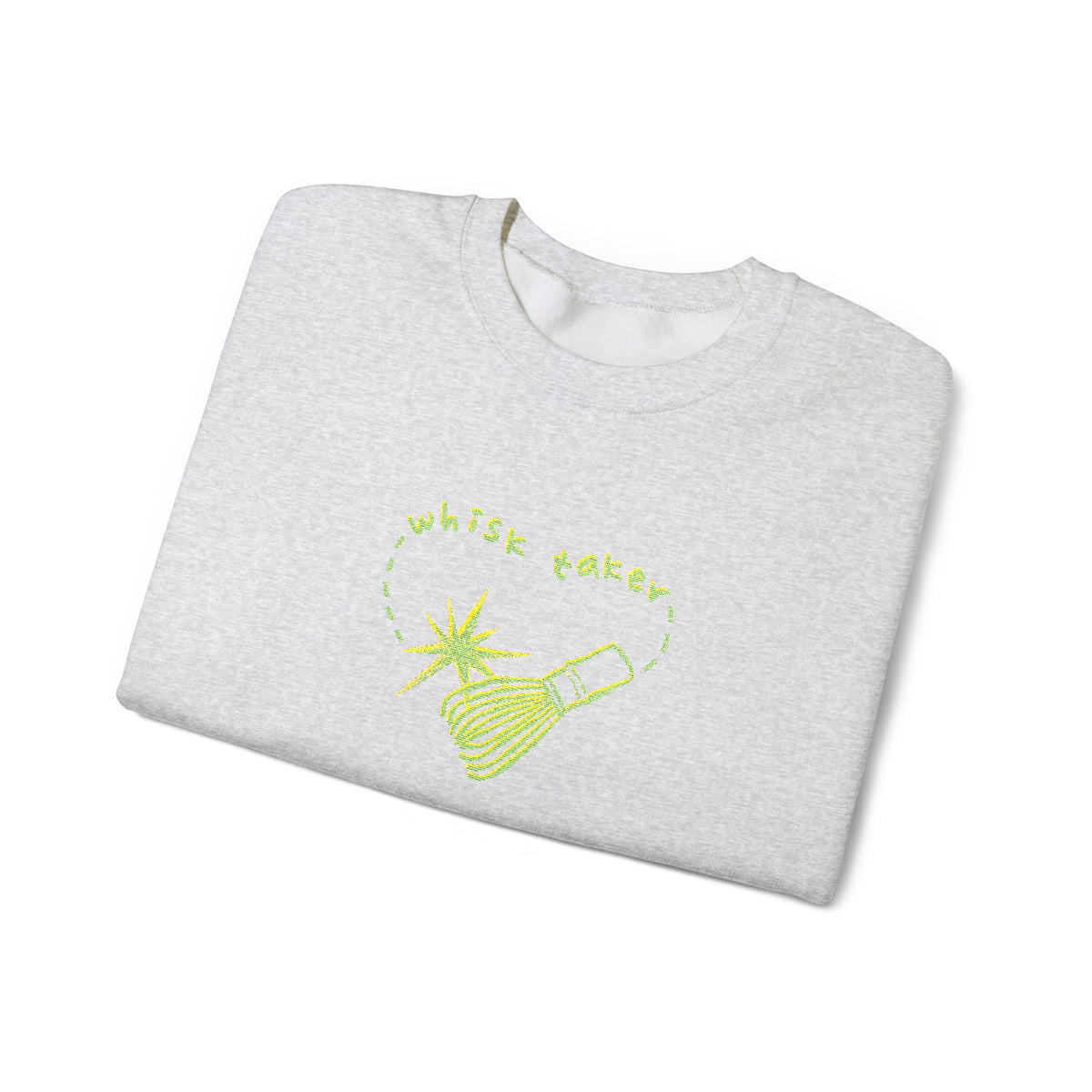 Yummy Tummy Whisk Taker Matcha Crewneck Sweatshirt — 14 Colors, S-5XL