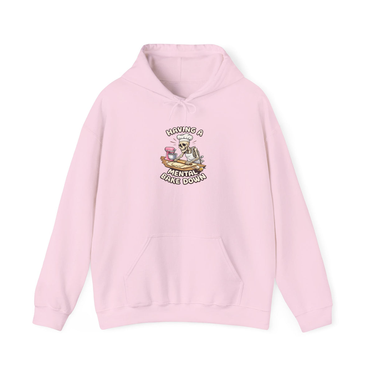 Hoodie — 'Taking a Mental Break Down' Cozy Graphic Pullover