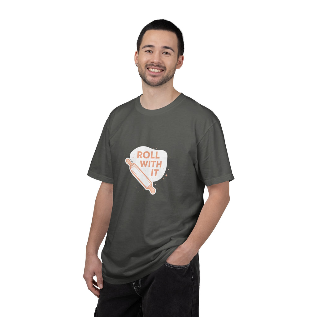 Roll With It T-Shirt — Baking Rolling Pin Graphic Tee