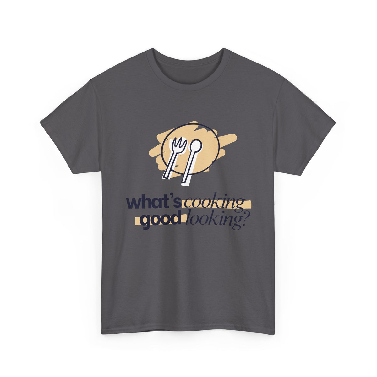 Yummy Tummy What's Cooking Graphic T-Shirt — 10 Colors, S-5XL