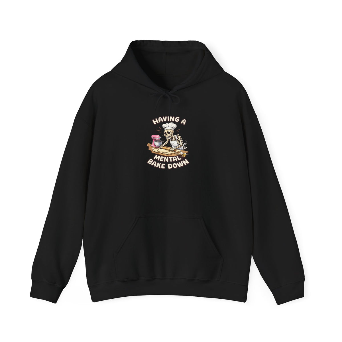 Hoodie — 'Taking a Mental Break Down' Cozy Graphic Pullover