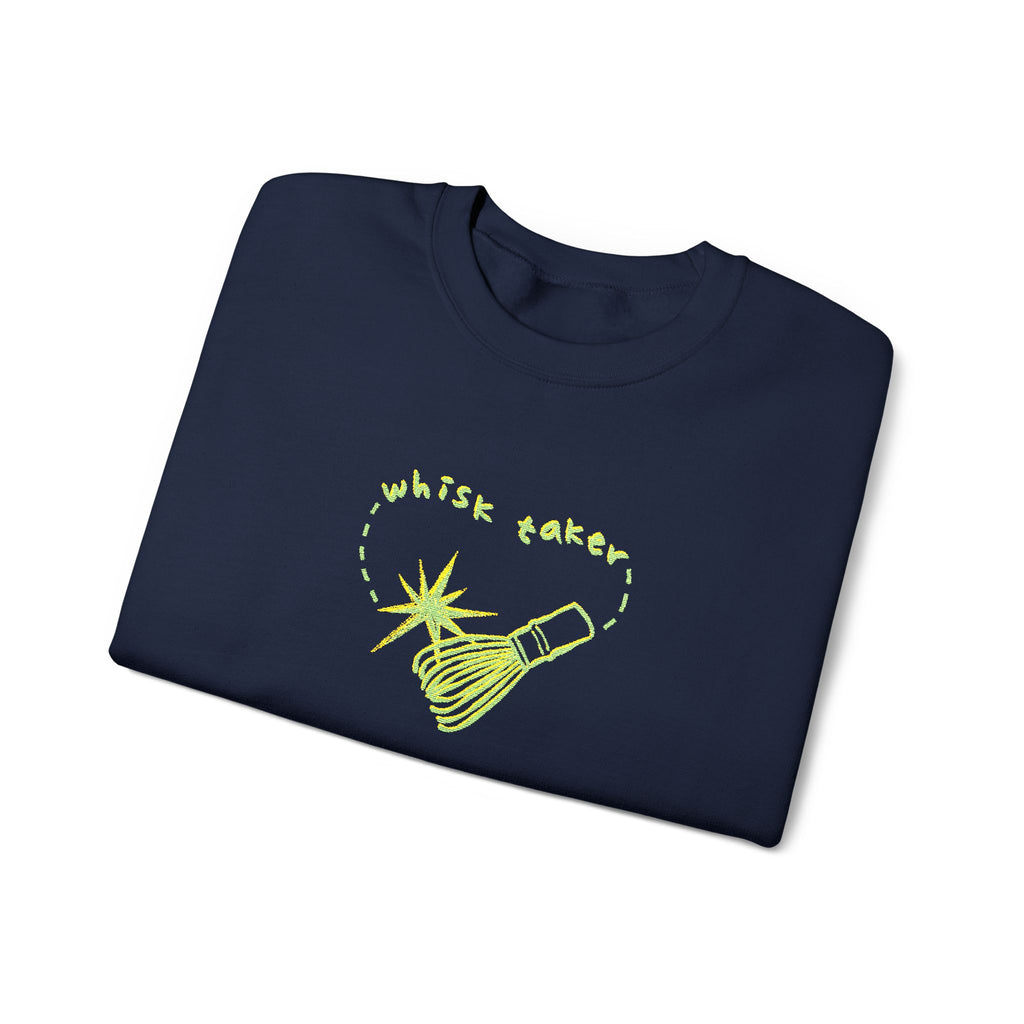 Yummy Tummy Whisk Taker Matcha Crewneck Sweatshirt — 14 Colors, S-5XL